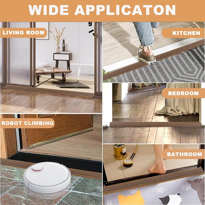 Vinyl Door Threshold Flooring Transition Strip Self Adhesive Carpet Edging Strip - Image 6