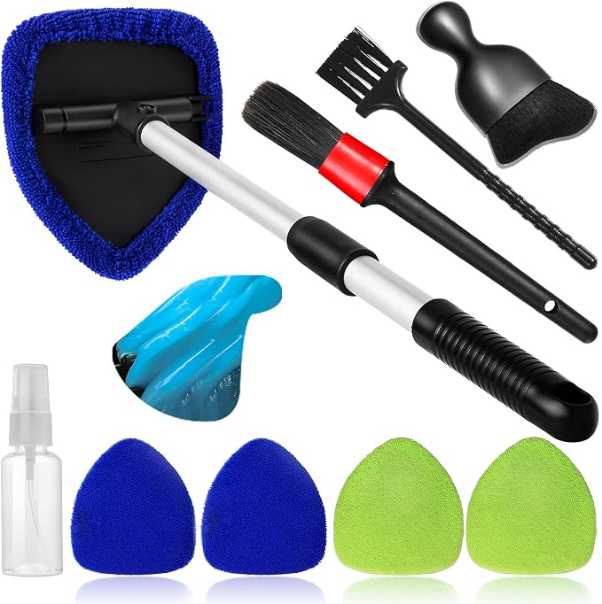 10pcs Windshield Cleaner Tool, Car Window Cleaning Wash Kit - Image 8
