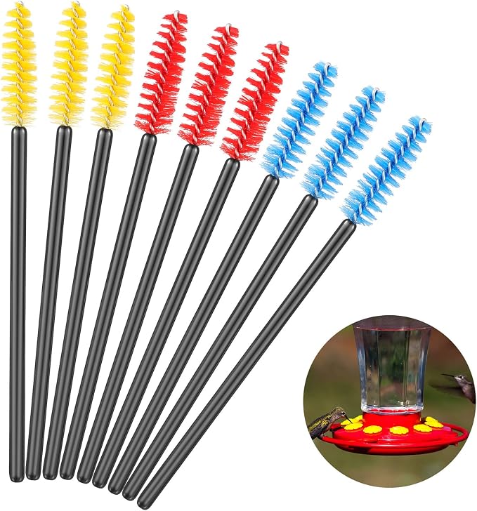 Outus 30 Pieces Hummingbird Feeder Cleaning Brush Mini Nylon Brush Set Cleaner - Image 8
