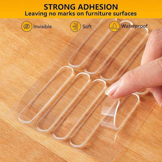 8pcs, Wall Bumpers, Furniture Bumpers, Door Stoppers, Silencing pad, Anti - Image 2