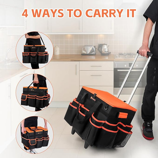 WILAXI PRO Large Rolling Cleaning Caddy - Image 2