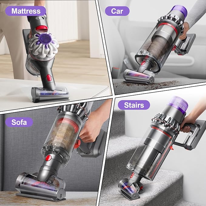 Mini Motorized Tool Brush Head for Dyson V7 V8 V10 V11 V15 Cordless Vacuum - Image 9