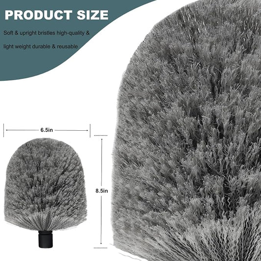 1 Pack Big Cobweb Duster Head Twist-On Spider Web Fuster - Image 2