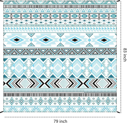 HIHOHO Beach Blanket Waterproof Sandproof Extra Large Beach Mat 79" X - Image 2