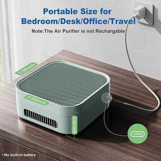 Air Purifiers for Home 600 Sq.Ft, TDBYWAE H13 True HEPA Air Purifier - Image 2