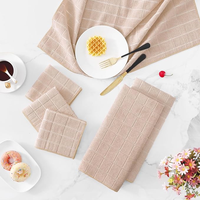 Homaxy Microfiber Kitchen Towels and Dishcloths Set, 20 Pack Soft and Absorbent - Image 9