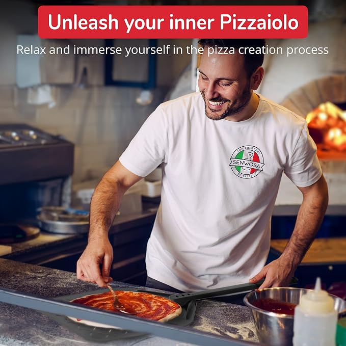 26” Pizza Oven Brush with Stone Scraper - Image 9