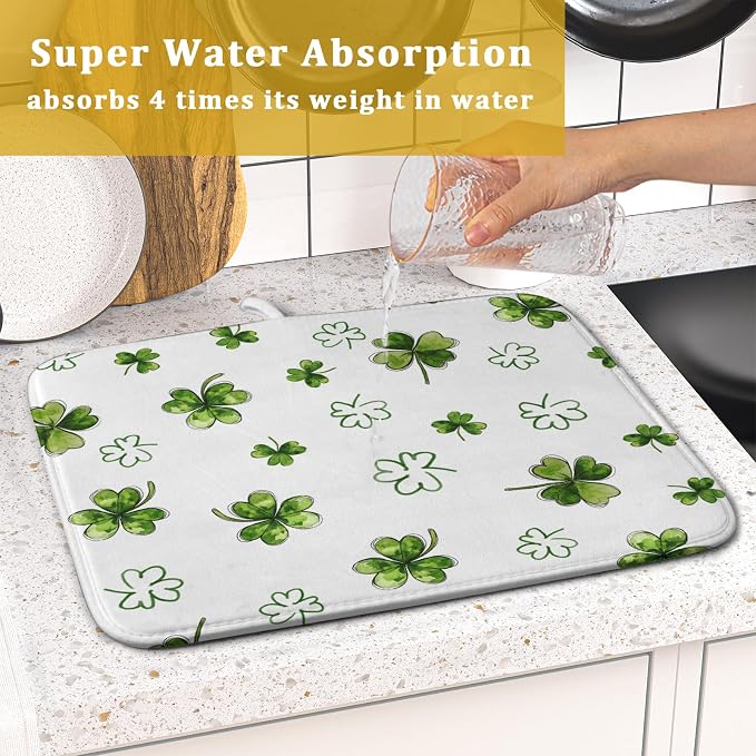 St Patricks Day Dish Drying Mat - Image 7