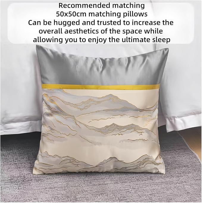Bed Runner for Guest Room,Luxury Bed Runner,Wedding Bed Runner,Embroidered Bed Runner,Breathable Washable,Hotel Decor,Bed Decorations ,for Home Hotel Decorations(L,50 * 180cm)
