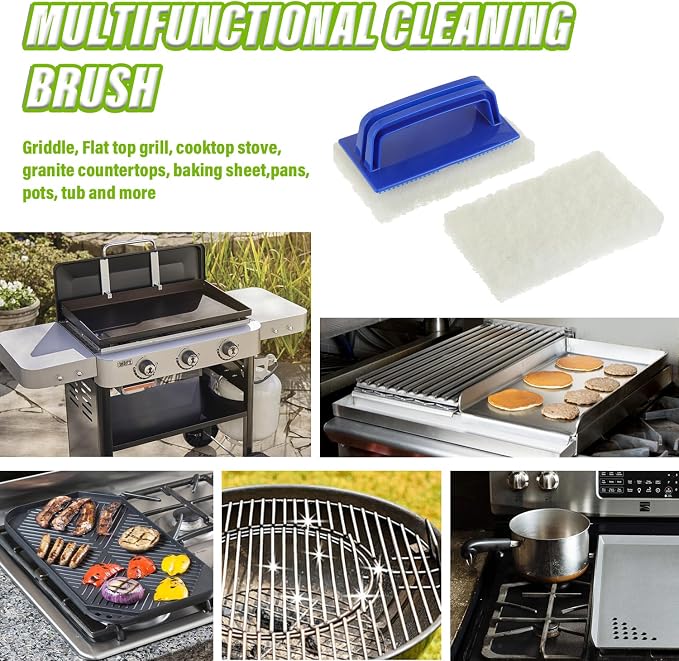 5 Pack Electric Cleaning Brush Pad Kitchen Bathroom Household Cleaning Pad - Image 7