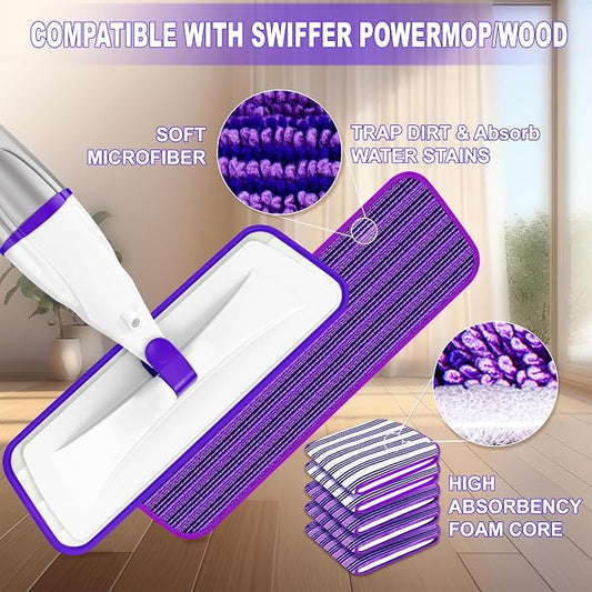 Spray Mop for Hardwood Floor Cleaning: EXEGO Wet Mops - Image 2