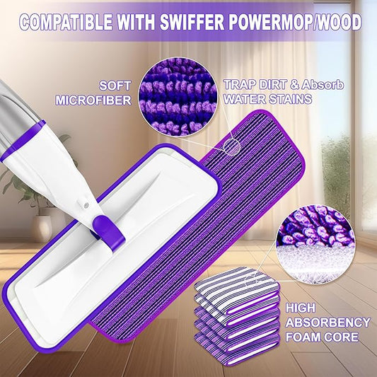 Spray Mop for Hardwood Floor Cleaning: EXEGO Wet Mops - Image 2