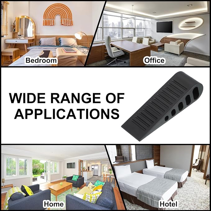 PATIKIL Rubber Door Stoppers for Bottom of Door, Door Wedge Stopper - Image 6