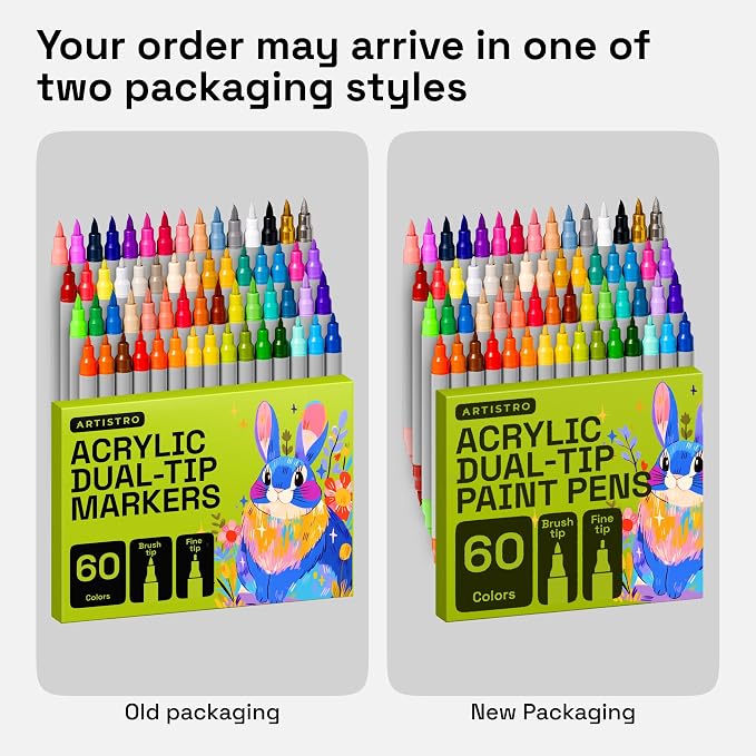 ARTISTRO 60 Acrylic Paint Markers - Image 7