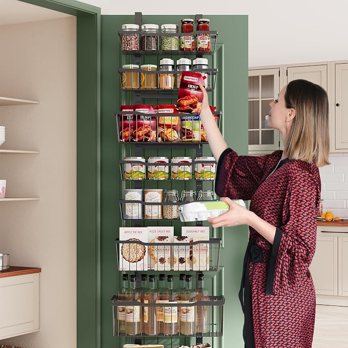Over The Door Organizer,8-Tier Over The Door Pantry Organizer - Image 7