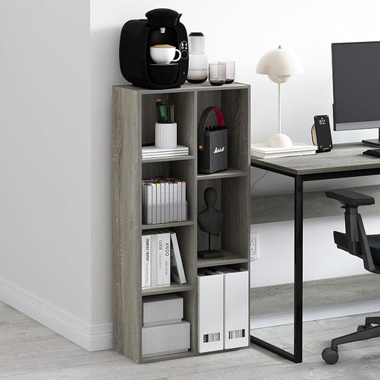 Furinno LUDER Book Shelf, 7-Cube Bookshelf, Bookcase - Image 2