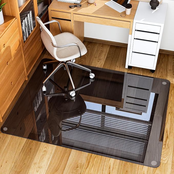 GLSLAND 46" × 55" Chair Mat – Durable Office Chair Mat on Carpet - Image 9