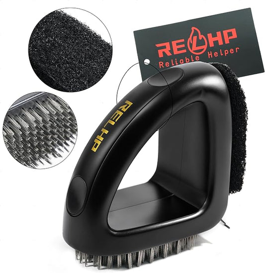 4-in-1 Grill Brush Combined BBQ Brush, Ultra Safe & Heavy-Duty Grill Cleaner - Image 2