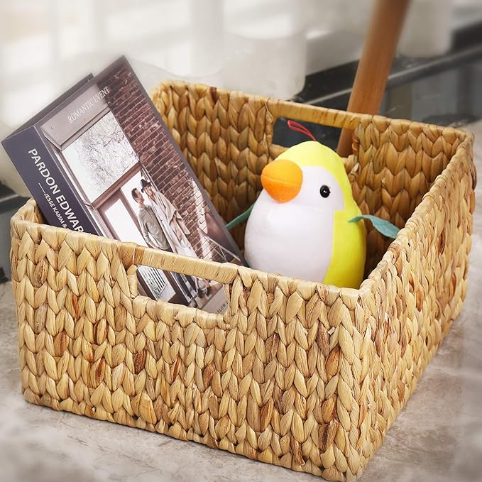 HOONEX Water Hyacinth Storage Baskets - Image 6