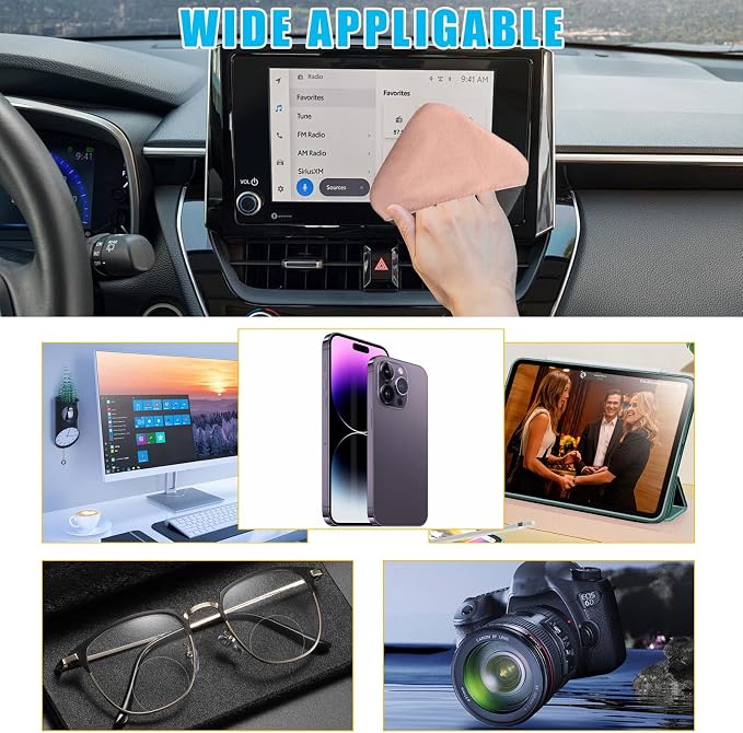 Car Screen Cleaner, Microfiber Auto Screen Cleaning Pad, Foldable Touch Screen - Image 6