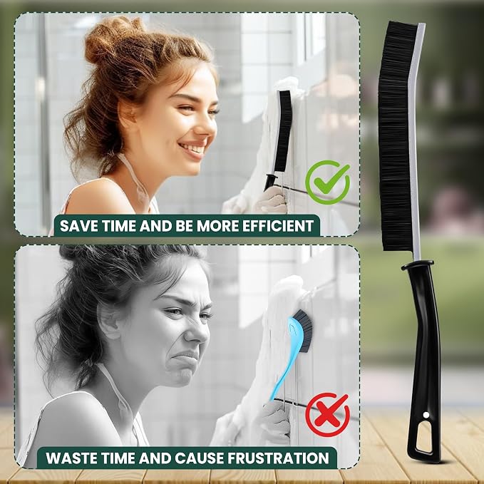 Crevice Cleaning Brush Set – 6Pcs Hard Bristle Cleaning Tools - Image 9