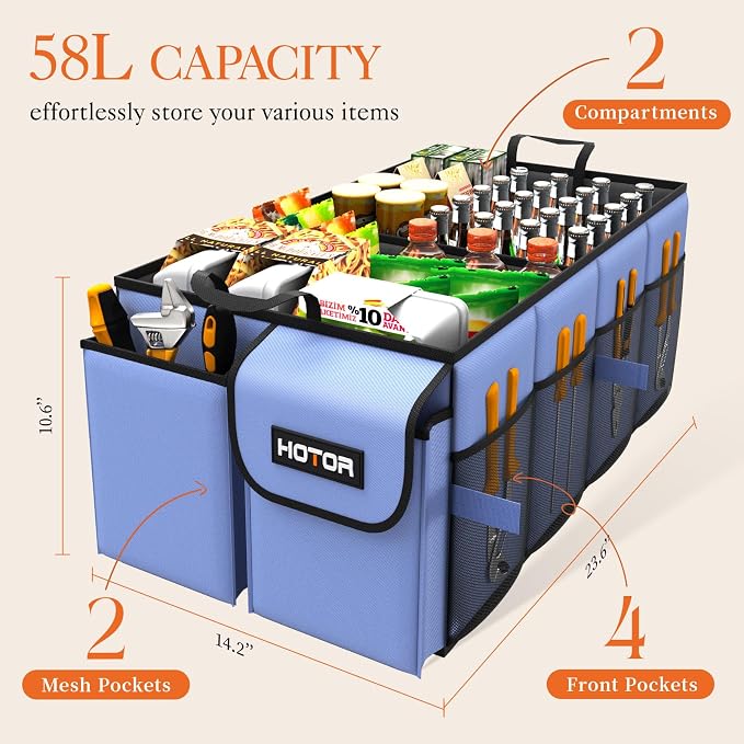 HOTOR Foldable Trunk Organizer - Image 2