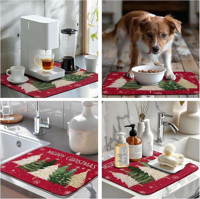 Merry Christmas Dish Drying Mat - Image 7
