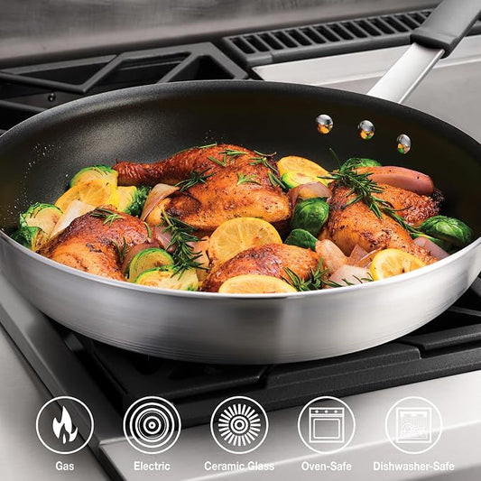 Tramontina Professional 14-Inch Non Stick Extra Large Frying Pan, Heavy-Gauge - Image 2