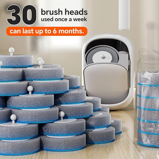 Disposable Toilet Brush and Holder Set - Image 2