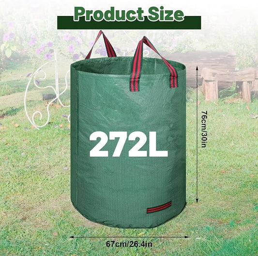 72 Gallons Reusable Yard Waste Bags, 2 Packs Lawn and Leaf Bags - Image 2