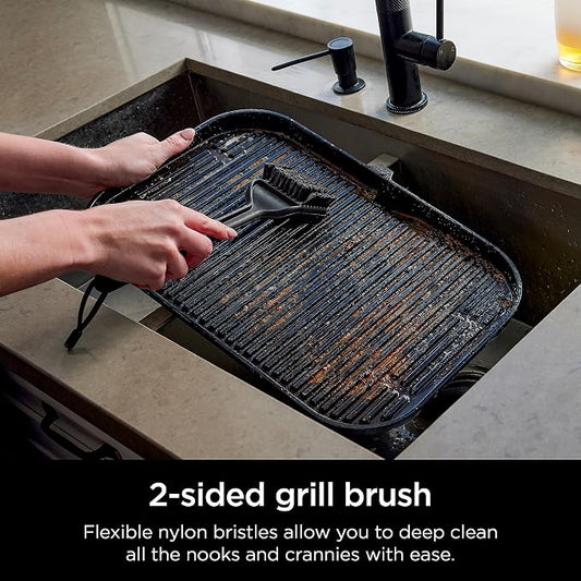 Ninja XSKBRUSHXL Woodfire Outdoor Grill Cleaning Brush, Compatible - Image 2