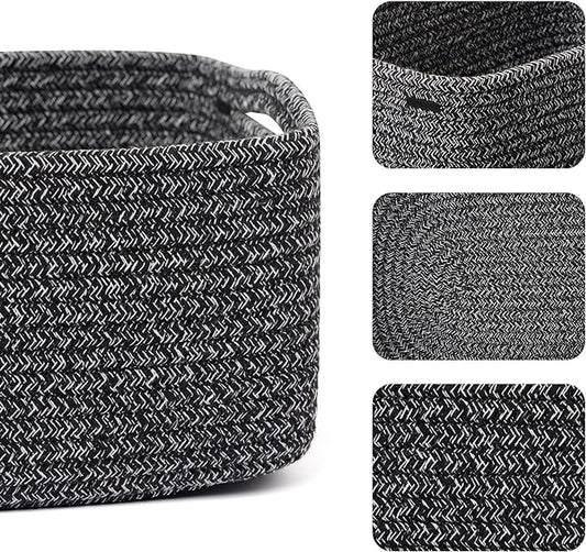 MiniArk Small Storage Baskets for Organizing | Closet Organizer Bins | Shelf - Image 2