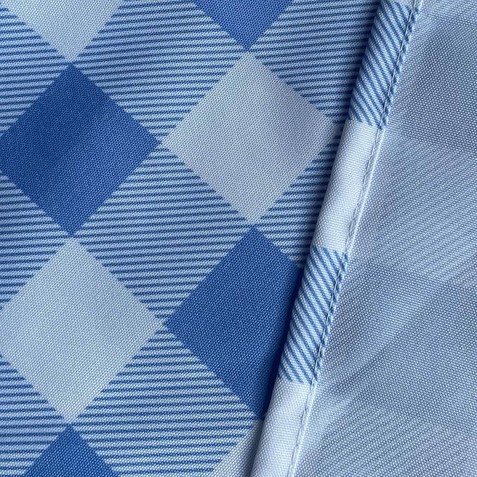 Classic Gingham Plaid Tablecloth Fabric - Image 8