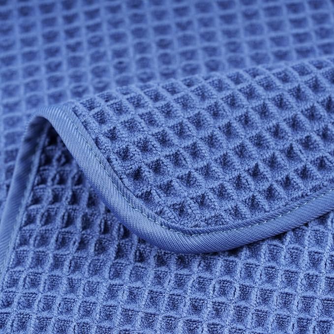 POLYTE 430 GSM Microfiber Lint Free Washcloth Face Towel, 13 x 13 in, 4 Pack - Image 5