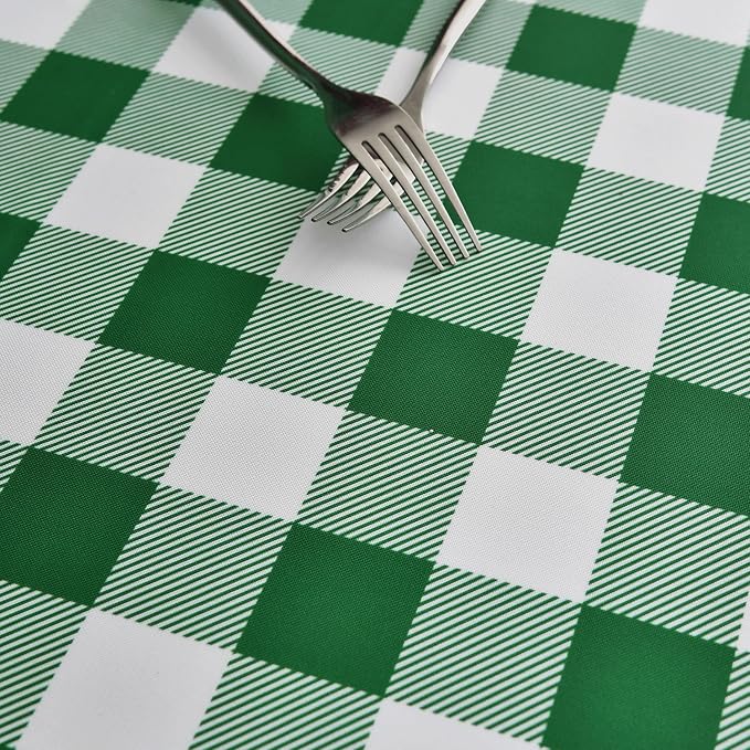 Classic Gingham Buffalo Tablecloth Fabric - Image 9