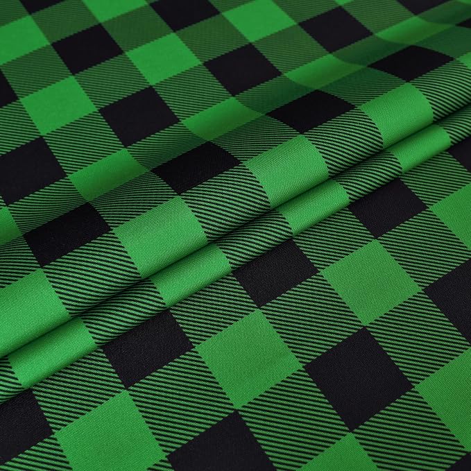 Waterproof Gingham Festive Tablecloth Fabric - Image 9