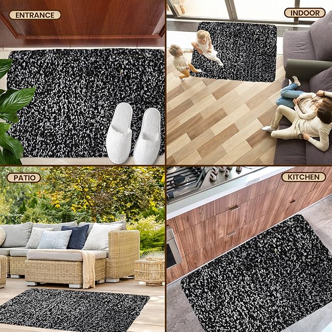 Premium Microfiber Indoor Door Mat – 20"x30" Washable Entry Mat, Waterproof - Image 7