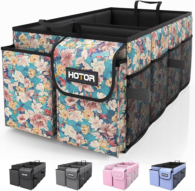 HOTOR Trunk Organizer- Car Organizer, Foldable Trunk organizer by HOTOR