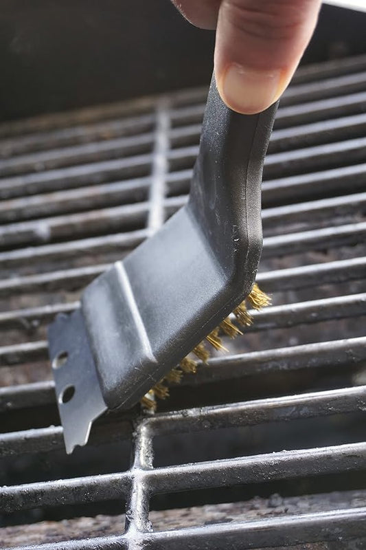 RSVP International BBQ Grill Cleaning Brush/Scraper - Image 2