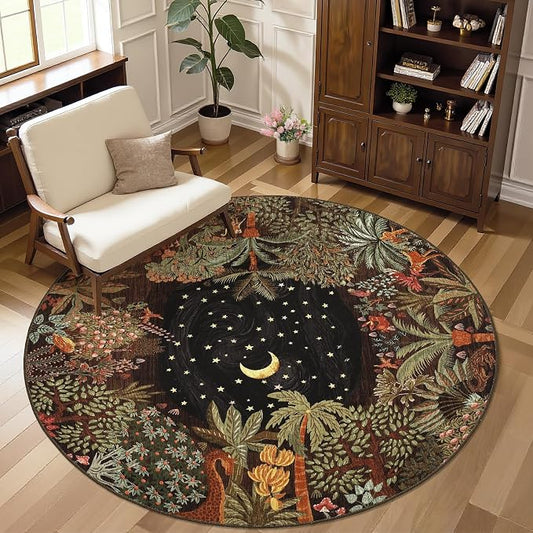 GarveeHome Round Area Rugs 6ft for Bedroom - Image 2
