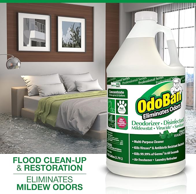 OdoBan Professional Disinfectant and Odor Eliminator Concentrate, Made in the - Image 4