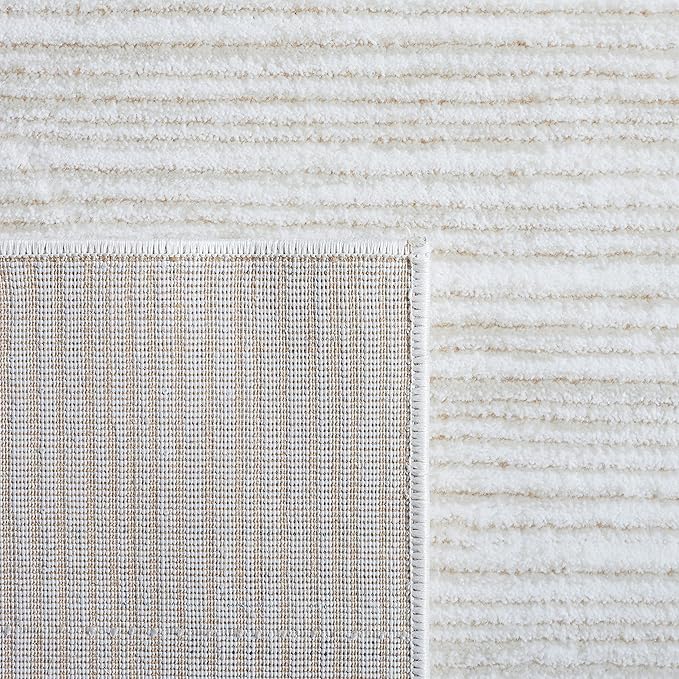 SAFAVIEH Vision Collection Runner Rug - 2'2" x 8', Ivory, Modern Ombre Design, Non-Shedding & Easy to Clean, Ideal for Entryway, Foyer, Bedroom, Hallway (VSN606J)