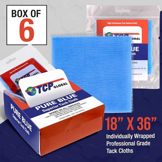 TCP Global - Pure Blue Superior Tack Cloths - Tack Rags - Automotive Car - Image 2