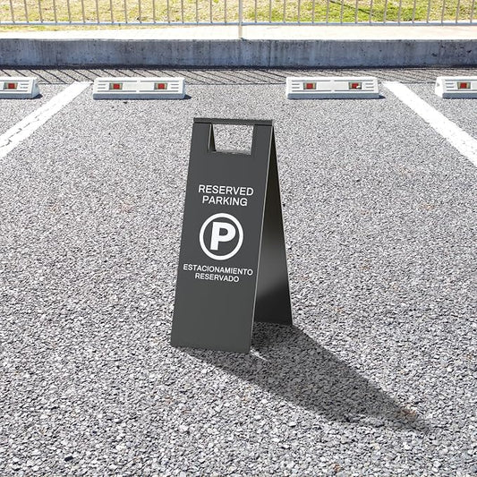 Reserved Parking Sign – Foldable Heavy Duty Plastic A-Frame - Image 2