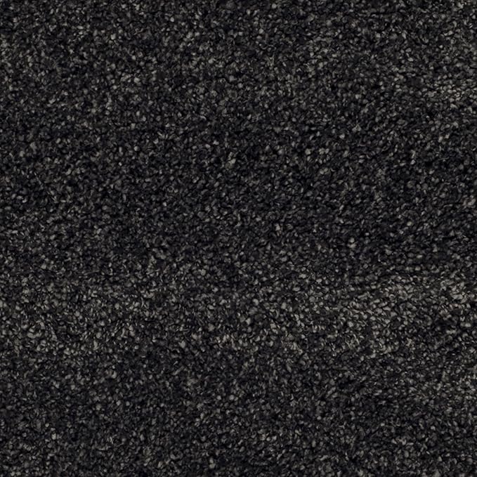SAFAVIEH Milan Shag Collection Accent Rug - 3' x 5', Dark Grey, Solid Design, Non-Shedding & Easy Care, 2-inch Thick Ideal for High Traffic Areas in Entryway, Living Room, Bedroom (SG180-8484)