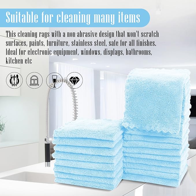 Sunny zzzZZ 24 Pack Kitchen Dishcloths - Image 7
