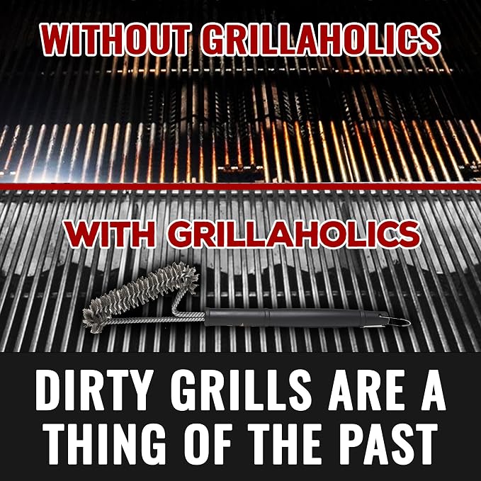 Grillaholics Essentials Grill Brush Steel - Image 8