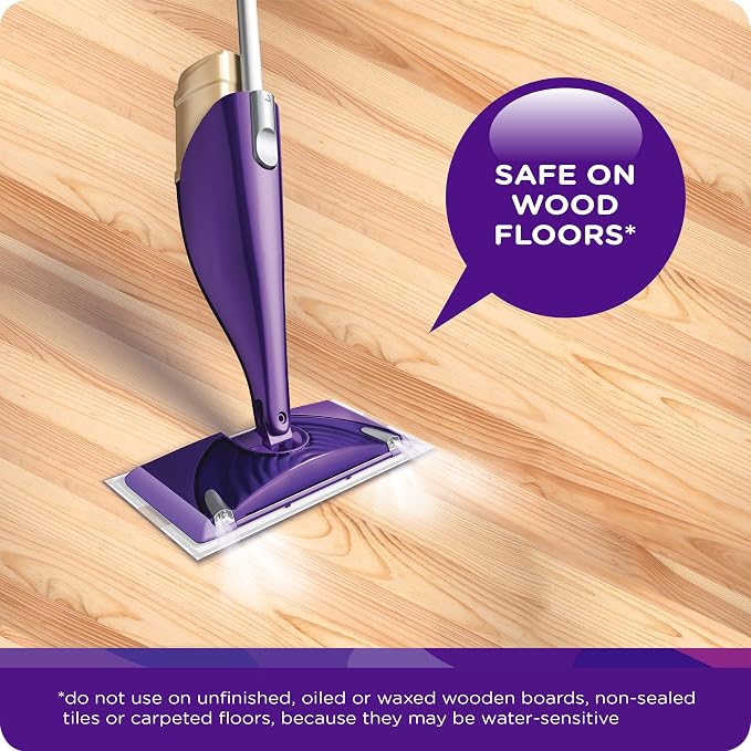 Swiffer WetJet Hardwood Floor Cleaner Spray Mop Pad Refill, Bathroom Cleaning - Image 10