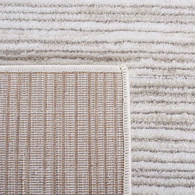 SAFAVIEH Area Rug 9x12 - Vision Collection - Large - Ivory & Grey, Modern Ombre Design, Non-Shedding & Easy to Clean, Ideal for Living Room, Bedroom, Dining Space (VSN606K)