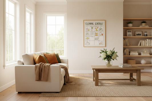 Daily, Weekly, and Monthly Cleaning Schedule for Busy Families